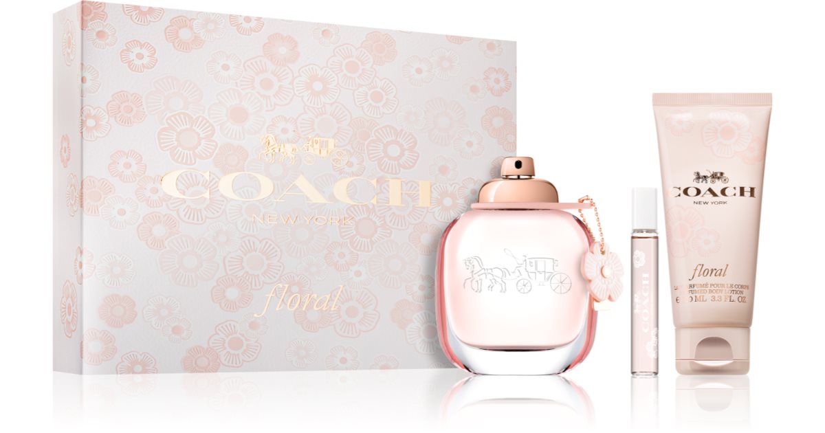 Coach Coach Caja de regalo floral para mujer.