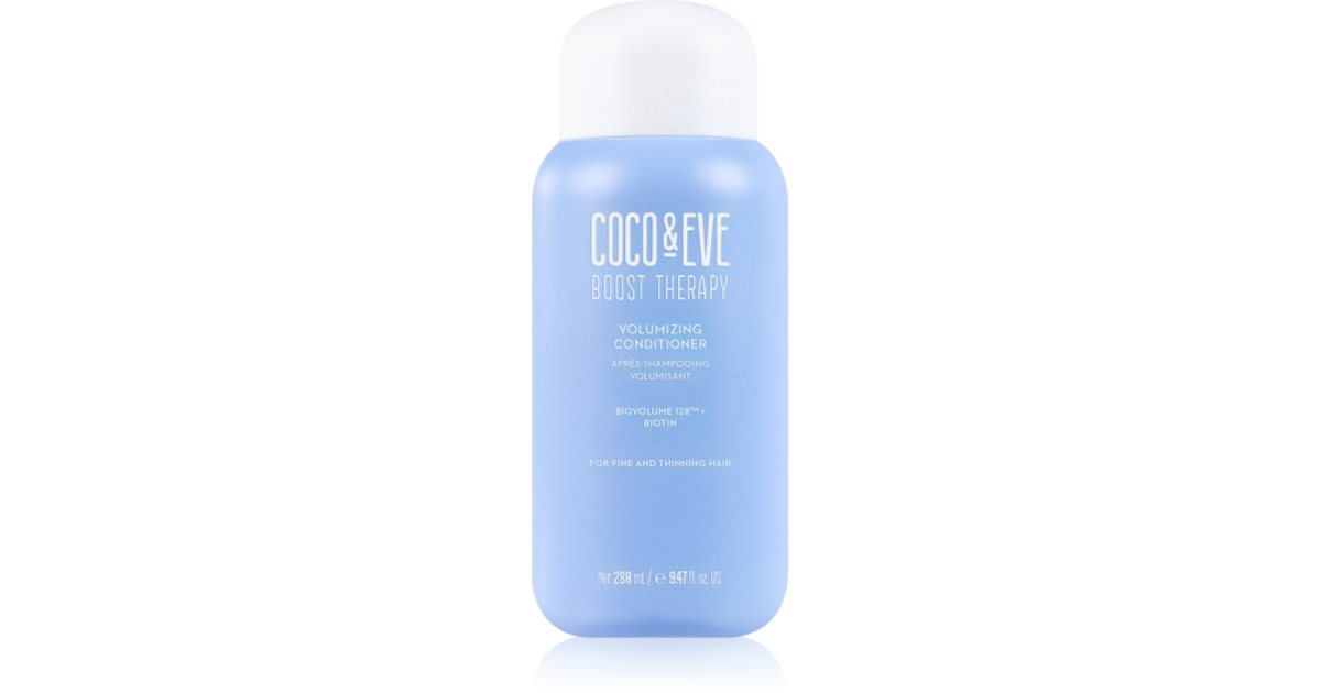 Coco &amp; Eve Boost Therapy après-shampooing volumateur pour cheveux délicats 280 ml