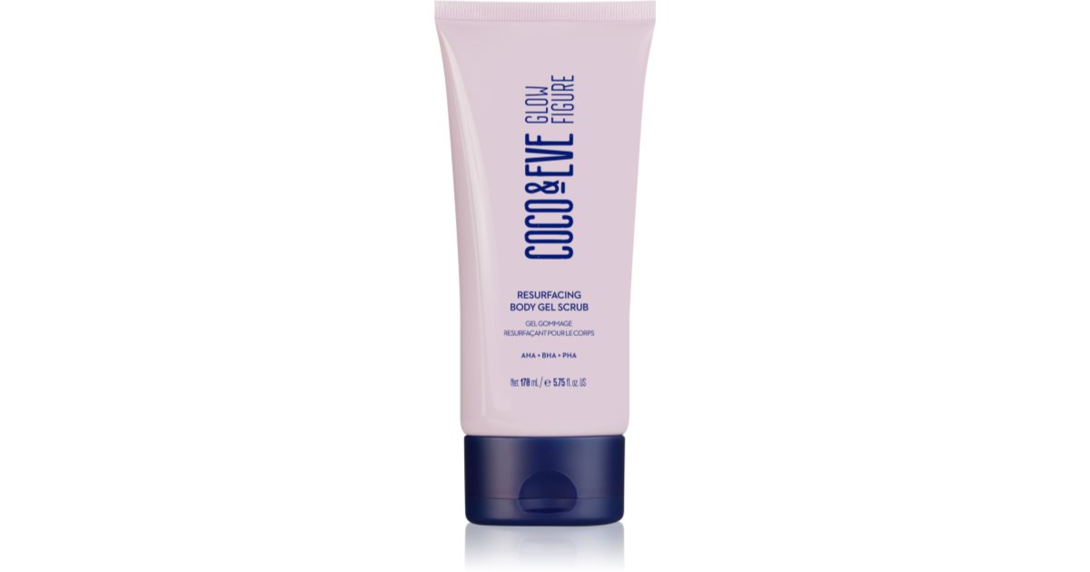 Coco &amp; Eve Glow Figure Regenerační tělový gel Delicate scrub 170 ml