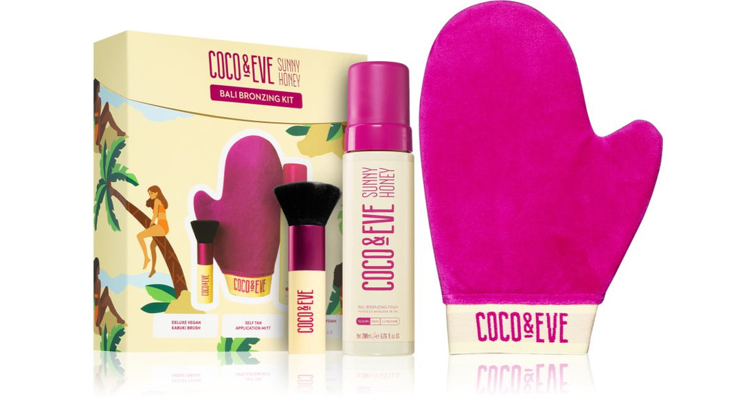 Coco &amp; Eve Kit Sunny Honey Bali para un bronceado oscuro perfecto