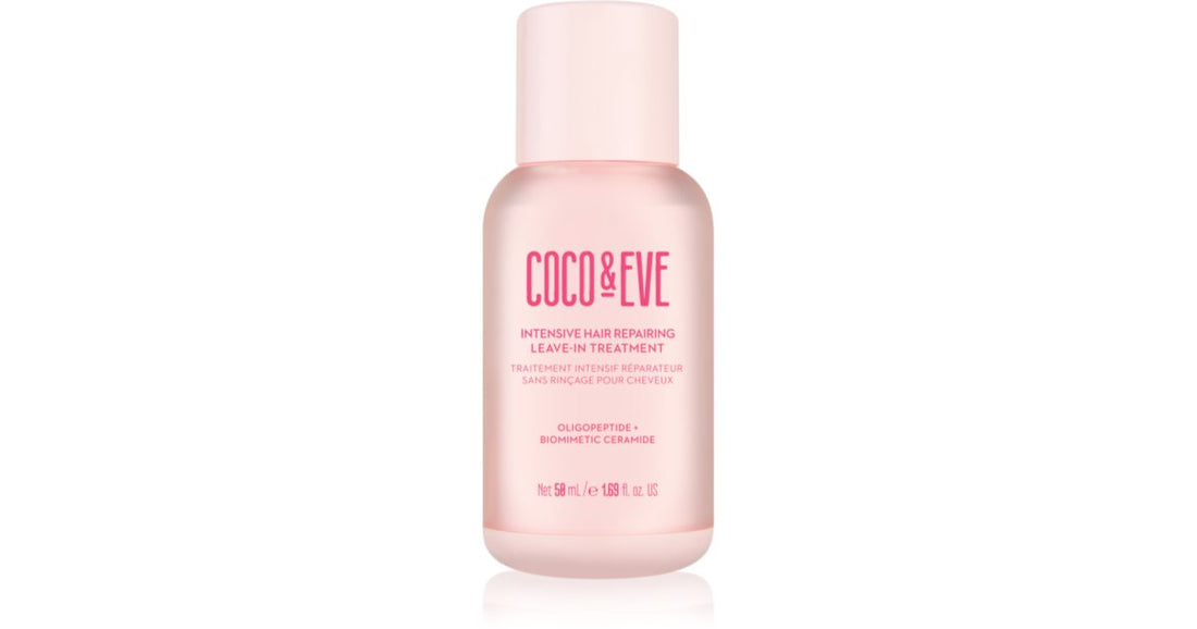 Coco &amp; Eve Sweet Intensive Leave-in αναζωογονητική θεραπεία για ταλαιπωρημένα και βαμμένα μαλλιά 50 ml