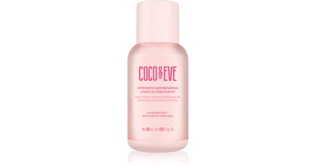 Coco &amp; Eve Sweet Intensive Leave-in regenererende balsambehandling til beskadiget og farvet hår 50 ml