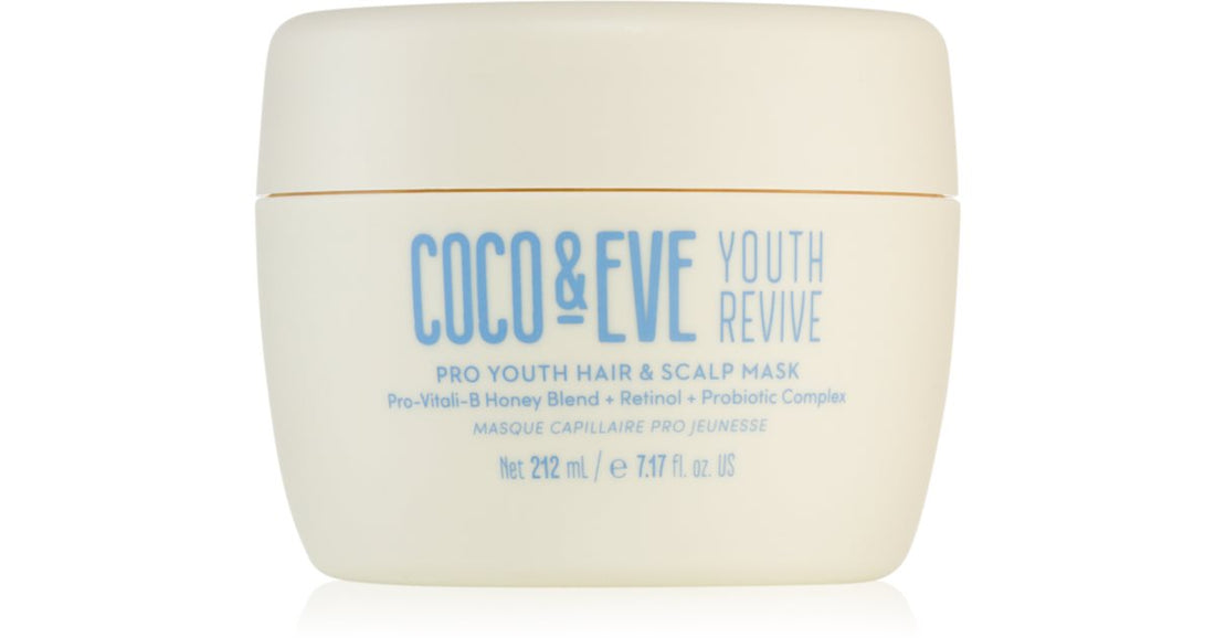 Coco &amp; Eve Youth Revive Pro Youth haar- en hoofdhuidmasker 212 ml