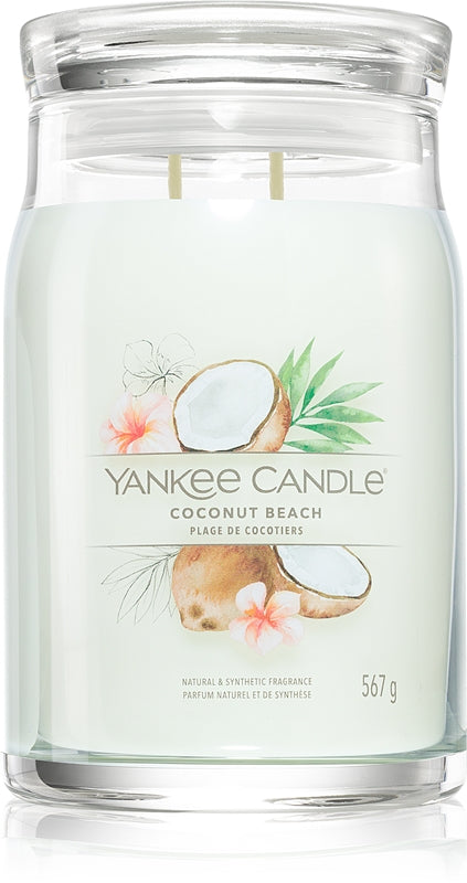 Yankee Candle Coconut Beach candela profumata Signature 567 g