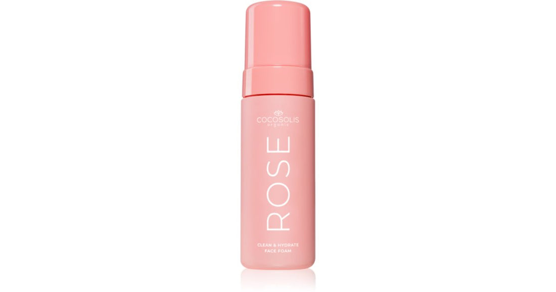 COCOSOLIS Mousse Visage ROSE Clean &amp; Hydrater 150 ml