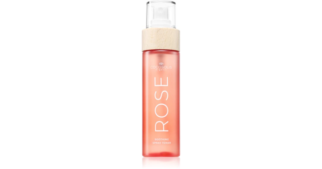 COCOSOLIS ROSE Soothing Spray Toner verzachtende tonische lotion voor de gevoelige huid 110 ml