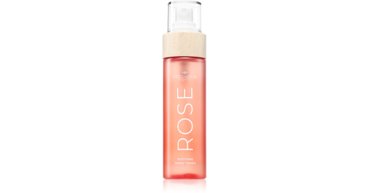 COCOSOLIS ROSE Soothing Spray Toner loción tónica calmante para pieles sensibles 110 ml