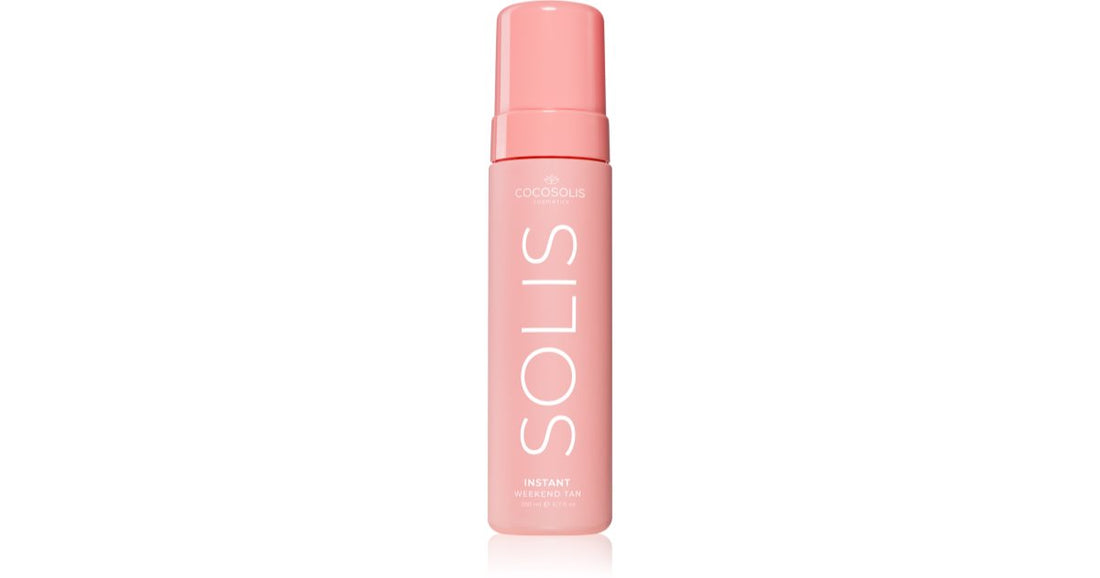 COCOSOLIS SOLIS Instant Self Tanning Mousse för en Quick Tan 200ml