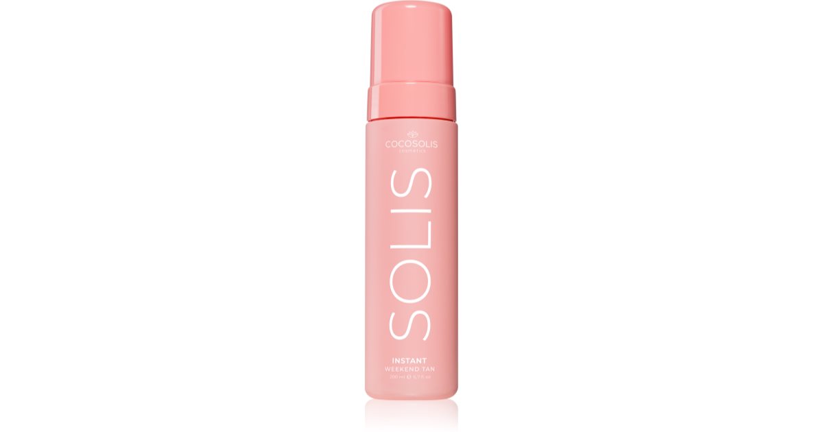 COCOSOLIS SOLIS Mousse Autobronzante Instantanée pour un Bronzage Rapide 200 ml