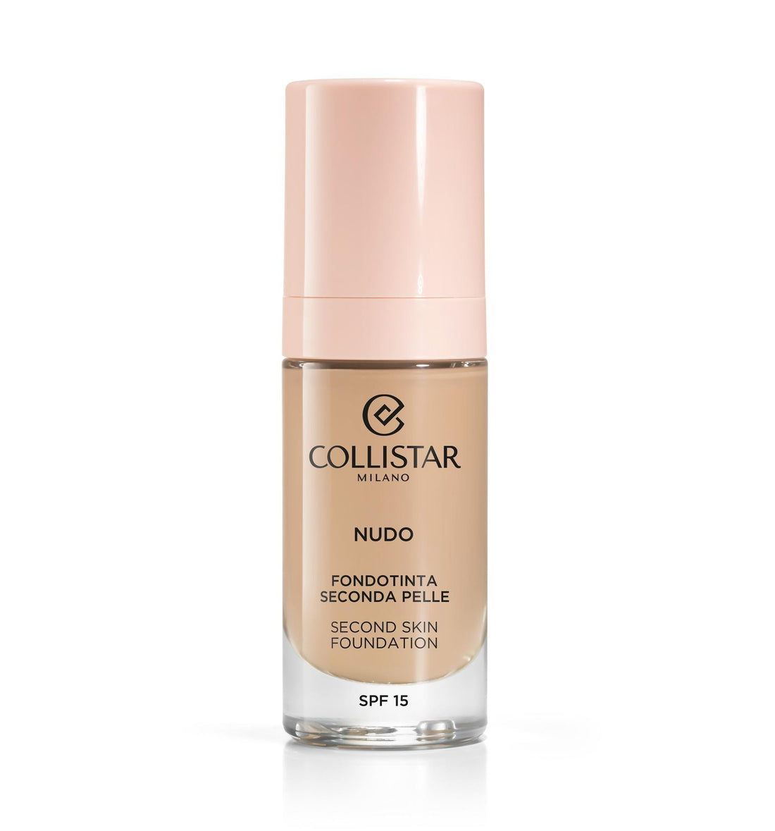 Collistar Podkład Nudo Second Skin Spf15 2r-Różowy Beż 30ml