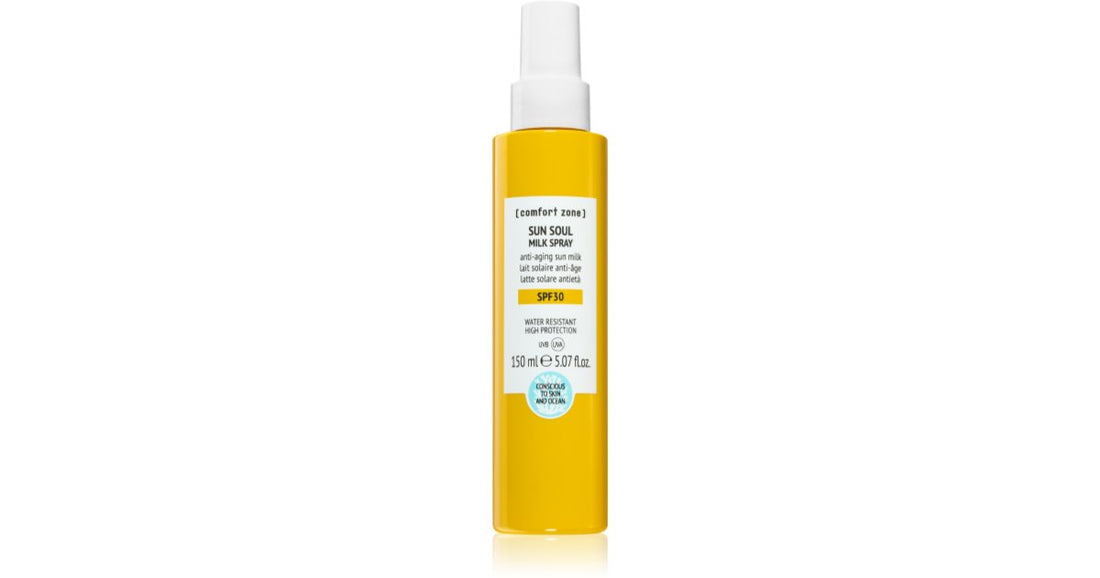 Comfort Zone Sun Soul SPF 30 kosteuttava ikääntymistä estävä rusketusmaito 150 ml