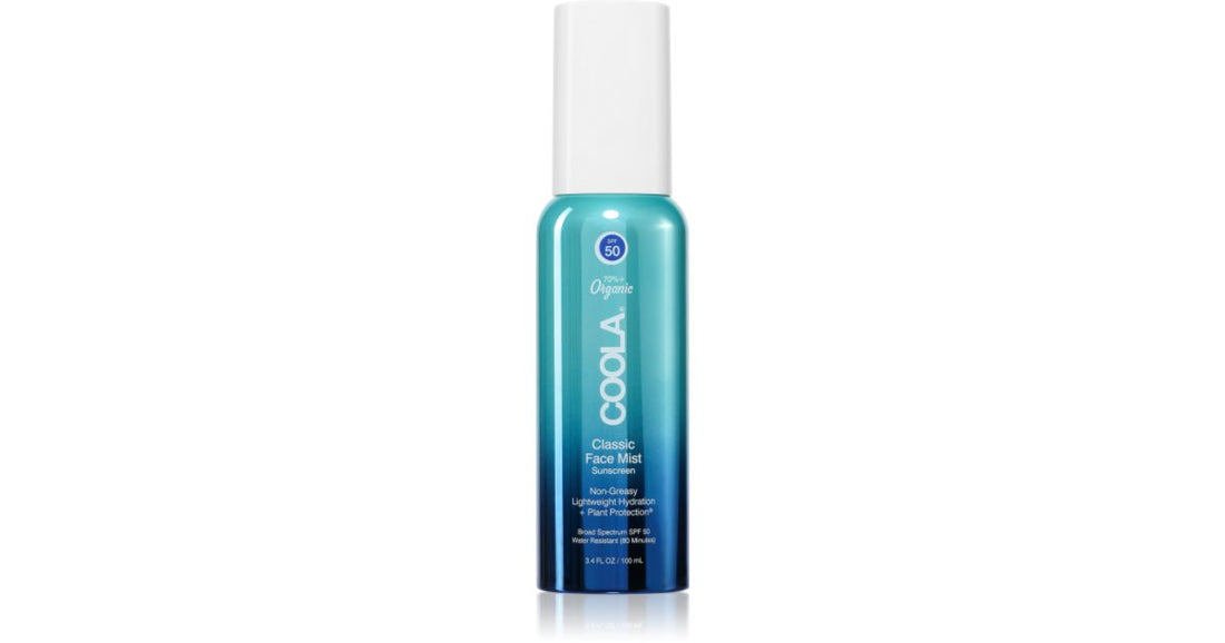 Coola Classic spray bronzant pour le visage SPF 50 100 ml