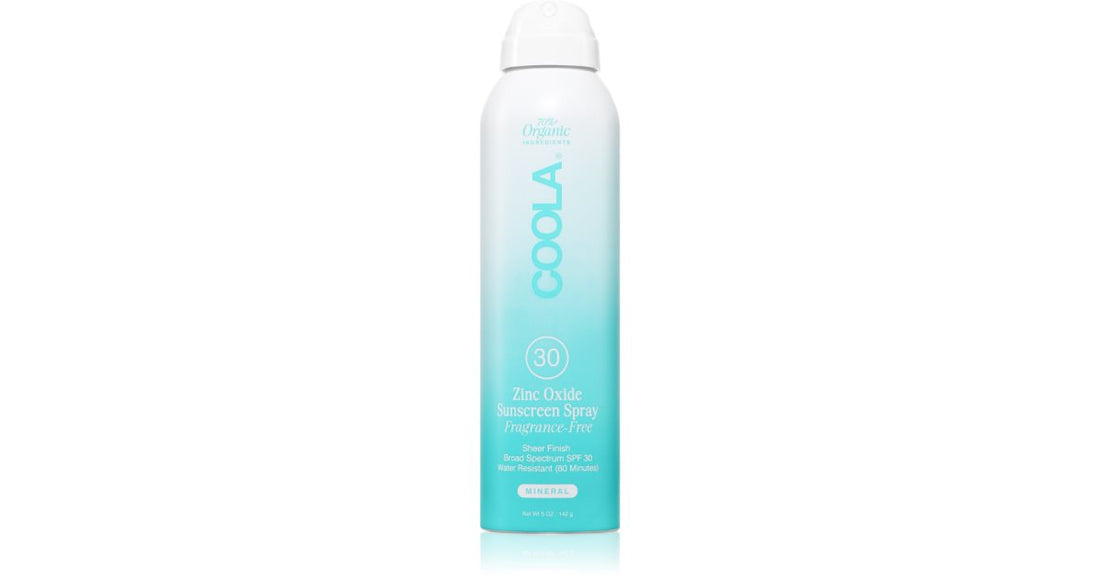 Coola Spray bronzant sans parfum SPF 30 142 ml