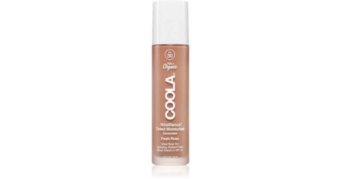 Coola Rōsilliance crema hidratante tonificante SPF 30 color Oro 44 ml