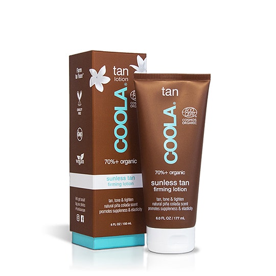 Lotion raffermissante pour bronzage progressif Coola