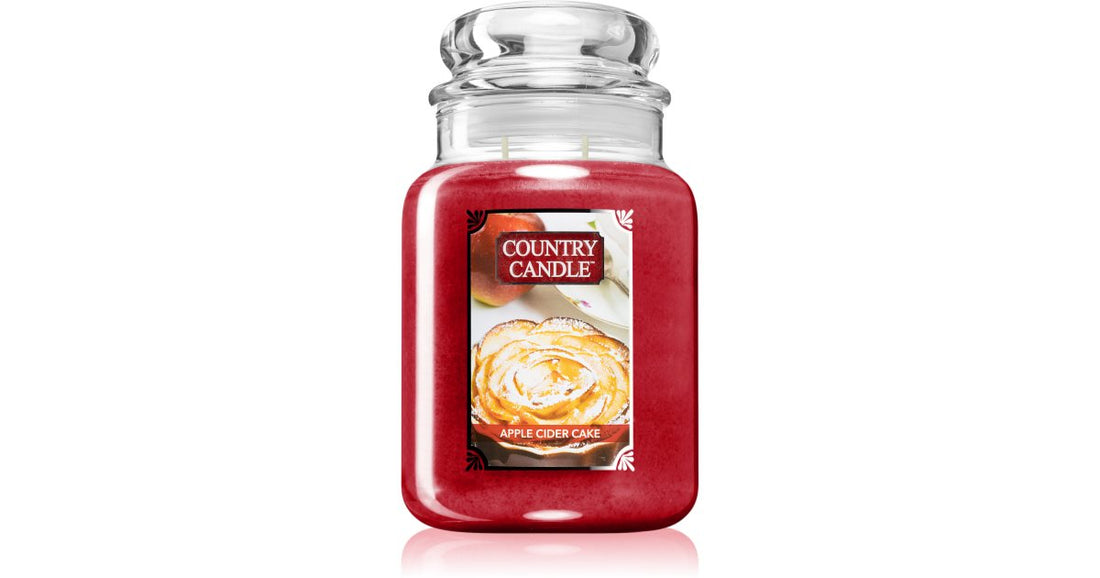 Country Candle Apple Cider Cake candela profumata 652 g