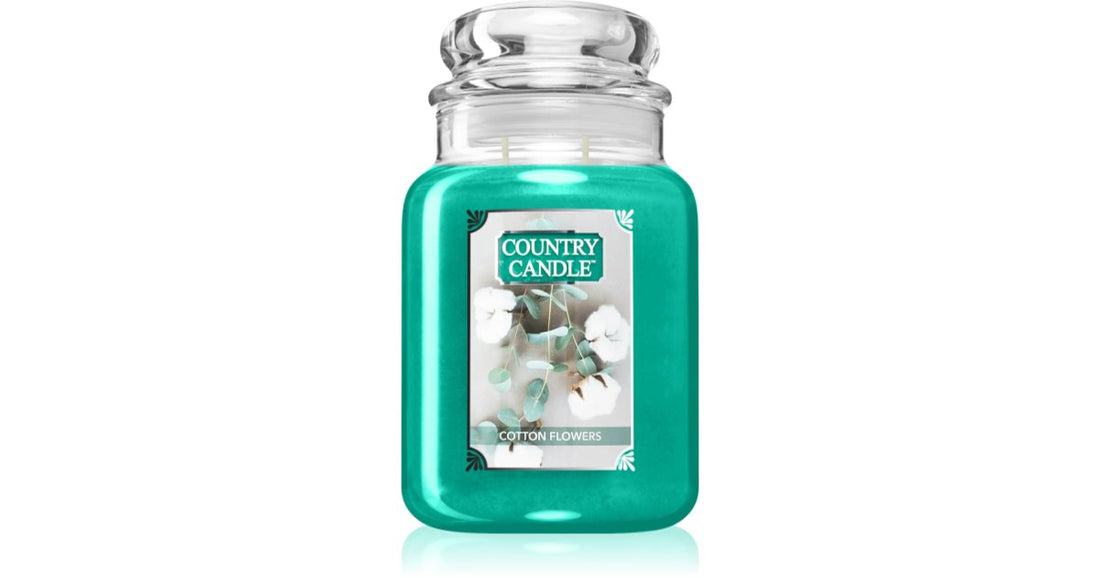 Country Candle Lumanare parfumata flori de bumbac 510 g