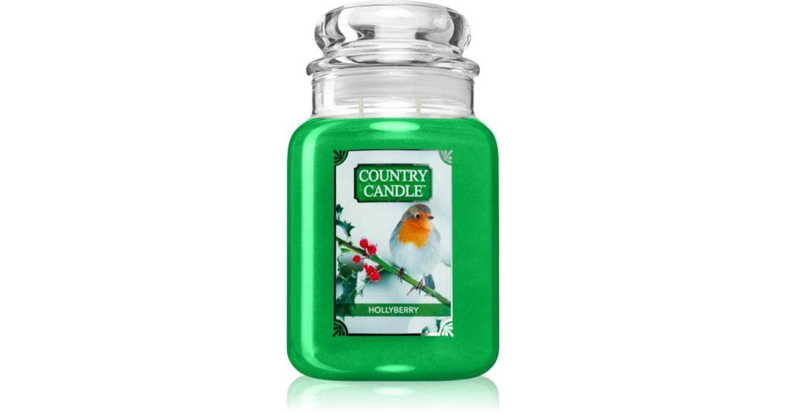 Country Candle Hollyberry candela profumata 737 g