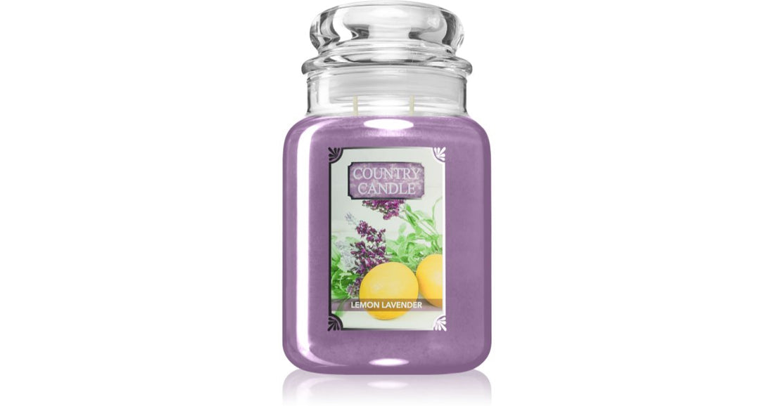 Country Candle Lemon Lavender 737 g tuoksukynttilä