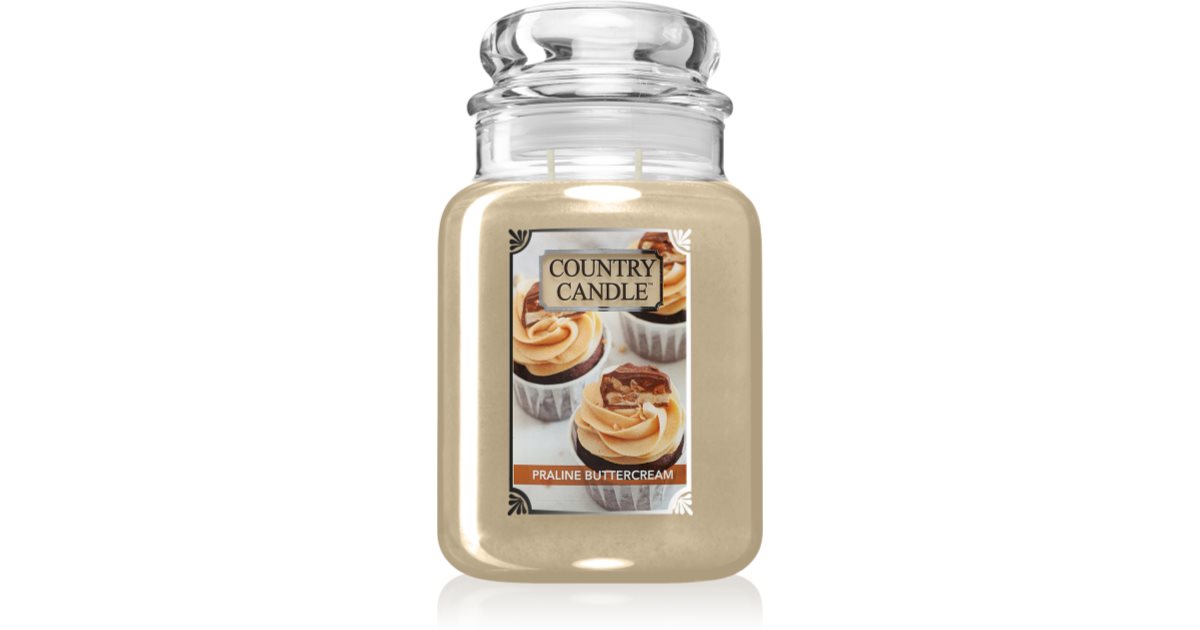 Country Candle プラリネ バタークリームの香りのキャンドル 737 g