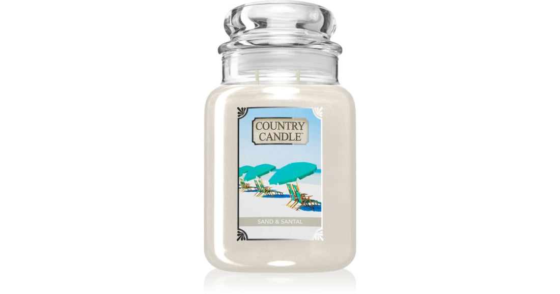 Country Candle Vela perfumada Sand &amp; Santal 737 g