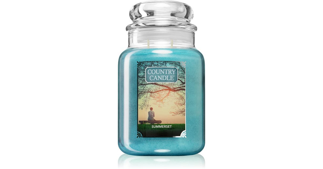 Country Candle Grande bougie parfumée Summerset 652 g