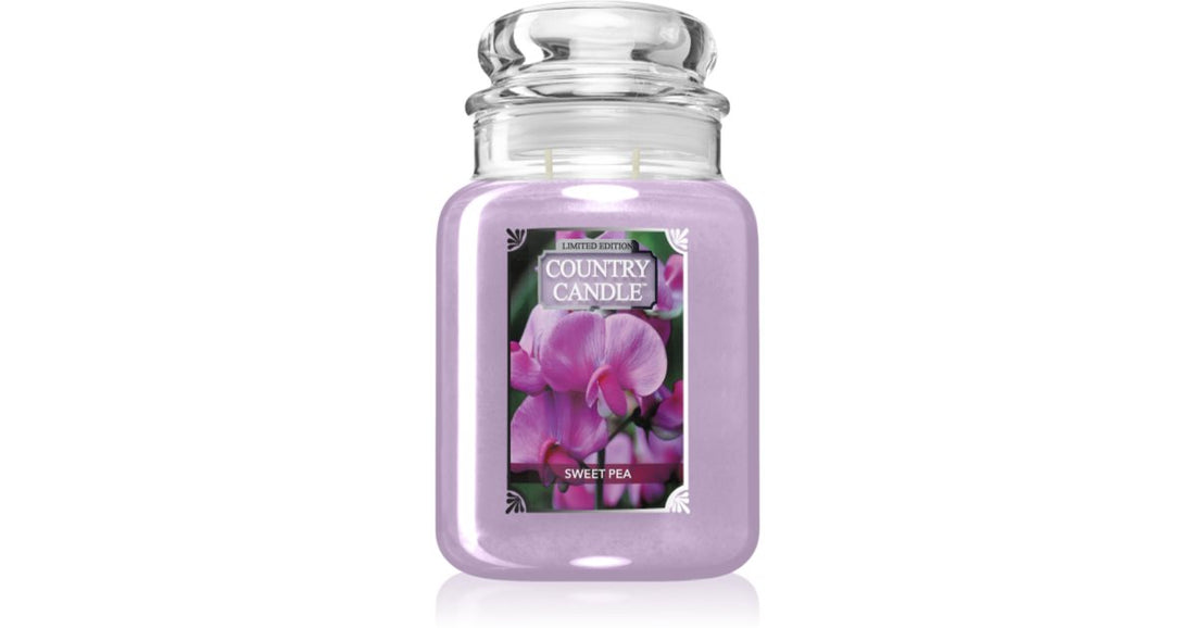 Country Candle スイートピーの香りのキャンドル 737g