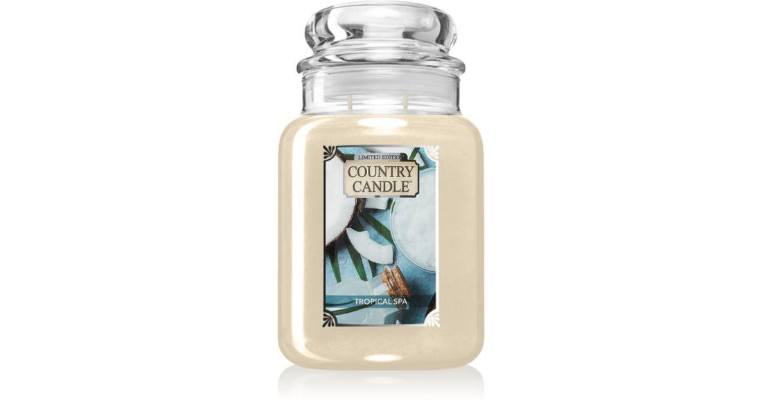 Country Candle Tropical Spa candela profumata 737 g