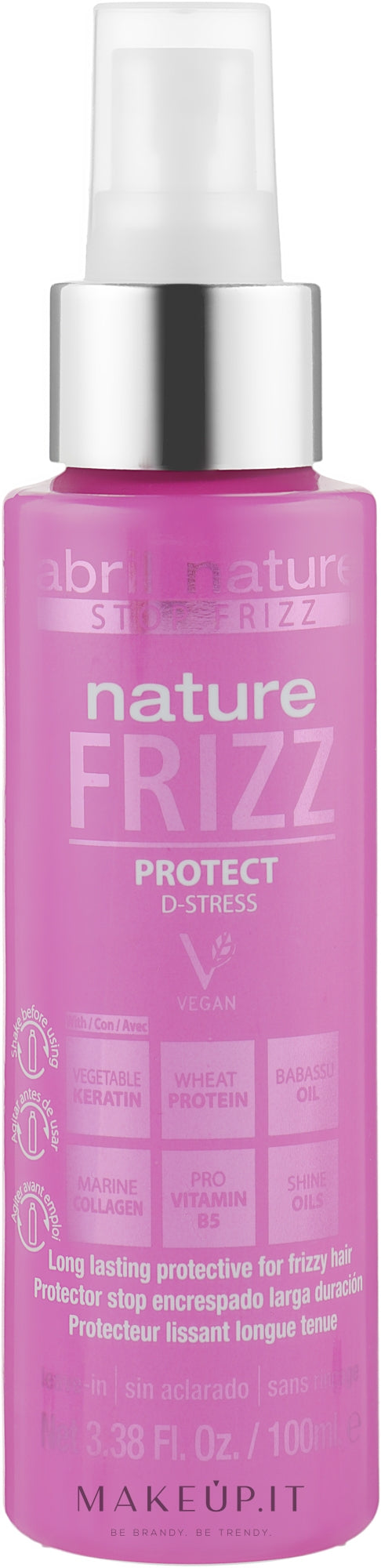 Spray anticrespo per capelli Abril et Nature Frizz D-Stress Protect 100 ml