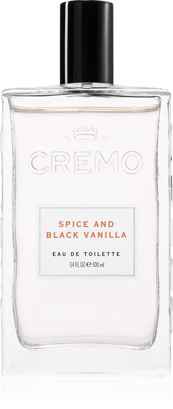 Cremo Spice &amp; Black Vanilla Spray Cologne Eau de Cologne for Men 100 ml