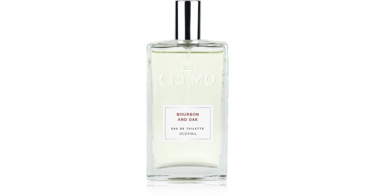 Cremo Cologne Bourbon &amp; Oak Eau de Toilette spray for menn 100 ml