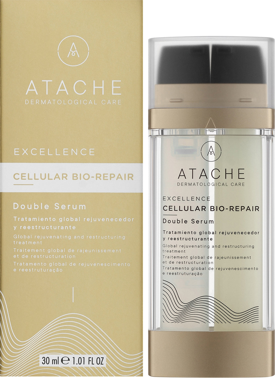 Siero viso Atache Excellence Cellular Bio-Repair Double Serum 30 ml