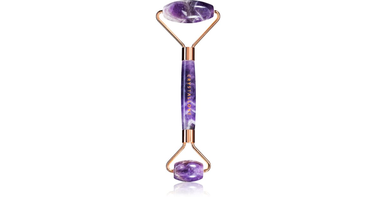 Crystallove Amethyst Roller rullo per massaggi per il viso 1 pz