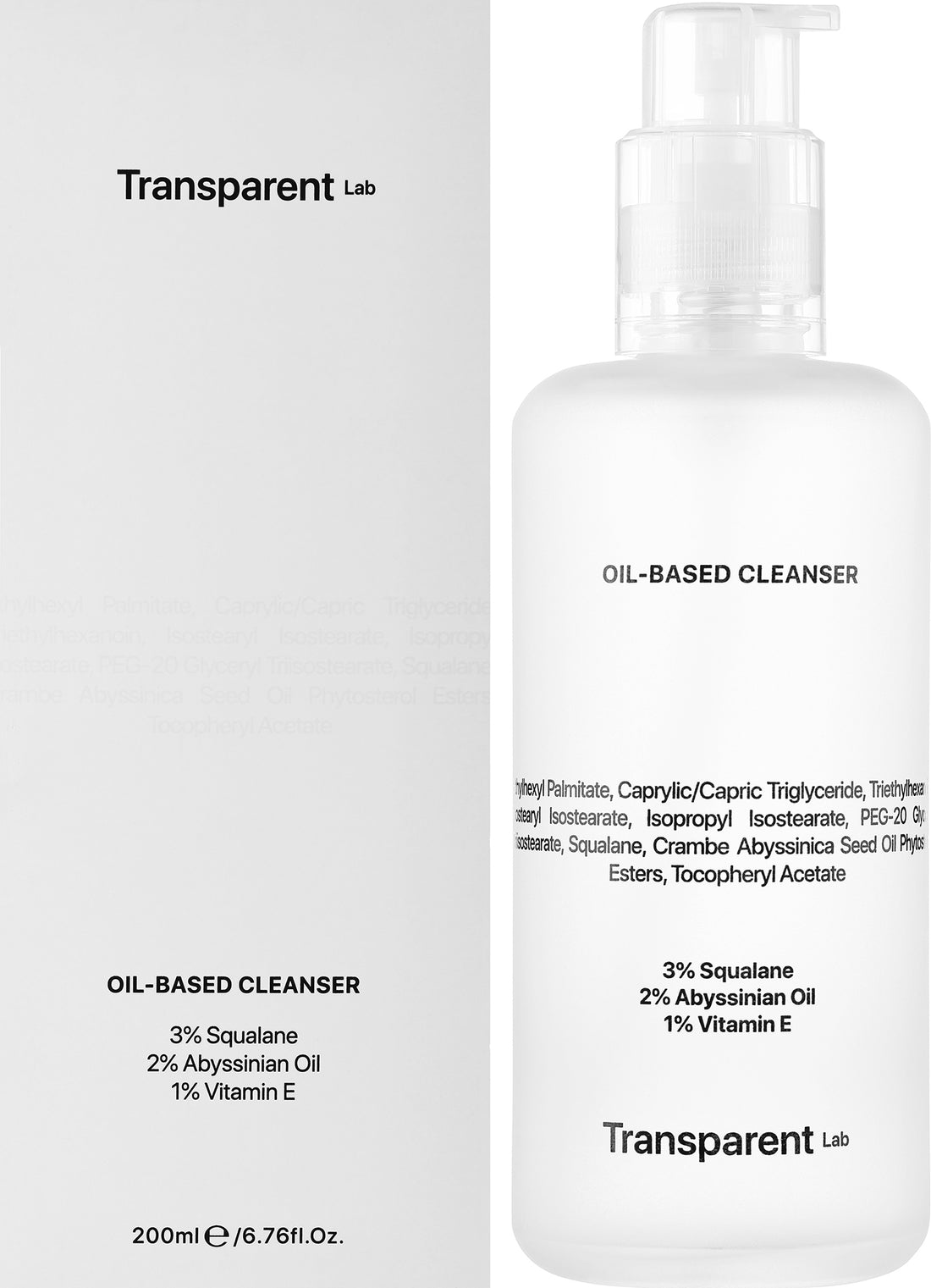 Transparent Lab Oil Based Cleanser Struccante 200 ml