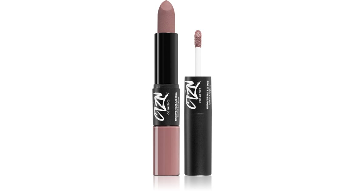 CTZN Nudiversal Duo langhoudende lippenstift en lipgloss, kleur Los Angeles