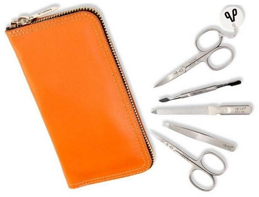 Set per manicure, 5 pezzi, 6842R, tabacco Alpen