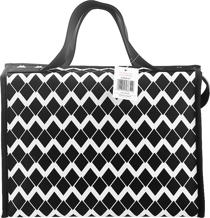 Beauty case, bianco e nero, 498670 Inter-Vion Black &amp; White