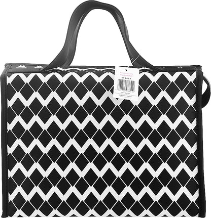 Beauty case, bianco e nero, 498670 Inter-Vion Black &amp; White