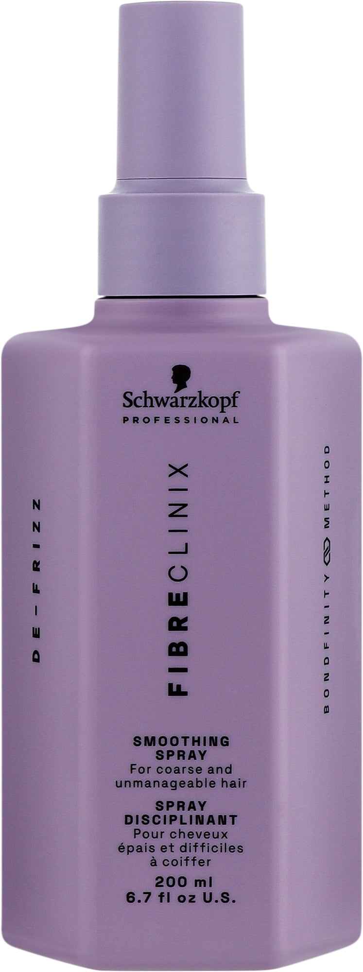 Spray capelli Schwarzkopf Professional Fibre Clinix De-Frizz Smoothing Spray 200 ml