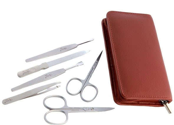 Set per manicure, 6 pezzi, 6822R, rosso Alpen