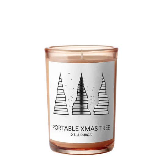 DS &amp; Durga Bougie portative arbre de Noël gris 200 g