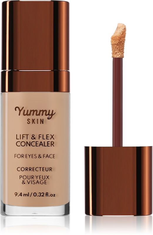 Danessa Myricks Beauty Yummy Skin Skin &amp; Flex Liquid Concealer צבע אפקט מט 5 - בהיר עם תת גווני אפרסק 9.4 מ&quot;ל