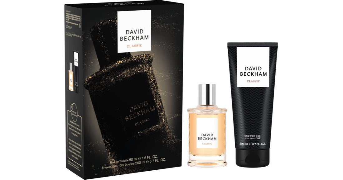 David Beckham Cutie cadou clasica pentru barbati David Beckham Apa de toaleta Classic 50 ml + gel de dus 200 ml