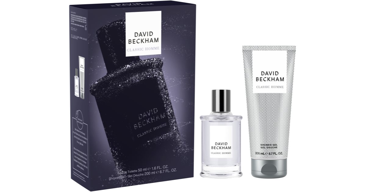 David Beckham Boîte cadeau classique pour les hommes