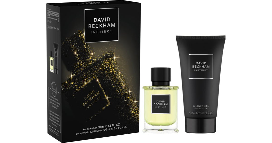 David Beckham 男性向けインスティンクト ギフトボックス David Beckham インスティンクト オードパルファム 50ml + シャワージェル 150ml