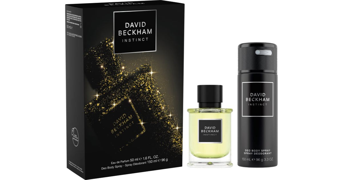 David Beckham Instinct geschenkdoos voor mannen David Beckham Instinct Eau de Parfum 50 ml + deodorantspray 150 ml