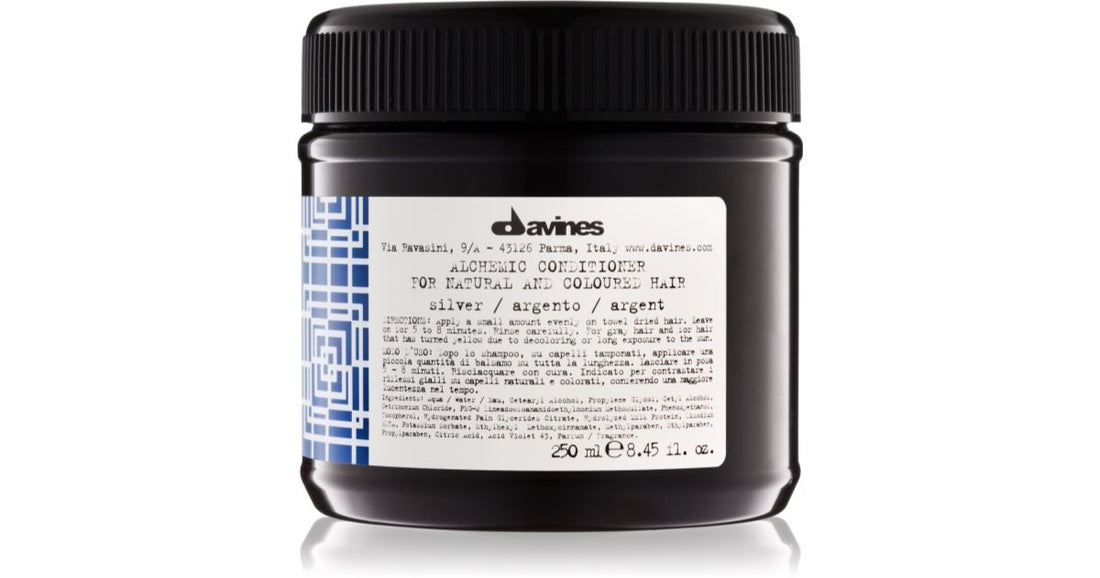 Davines 헤어 컬러를 강화하는 알케믹 실버 보습 컨디셔너 250 ml