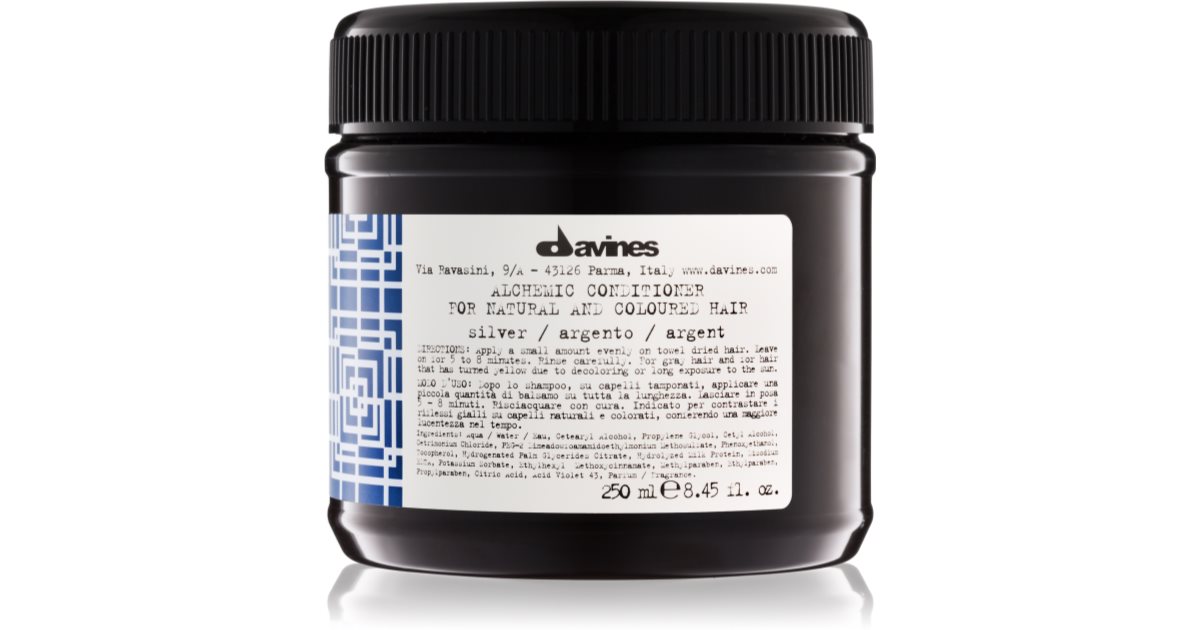 Davines Alchemic Silver odżywka nawilżająca wzmacniająca kolor włosów 250 ml