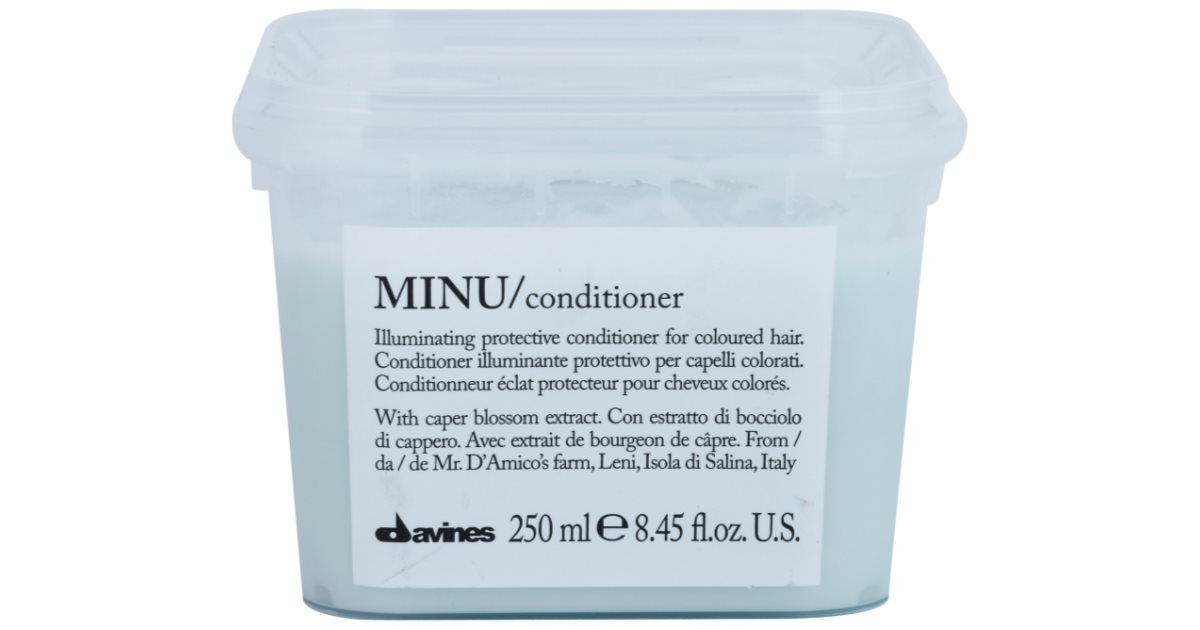 Davines Minu Caper Blossom προστατευτικό conditioner για βαμμένα μαλλιά 250 ml