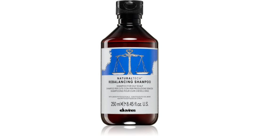 Davines Naturaltech Champú equilibrante limpieza profunda para cuero cabelludo graso 1000 ml